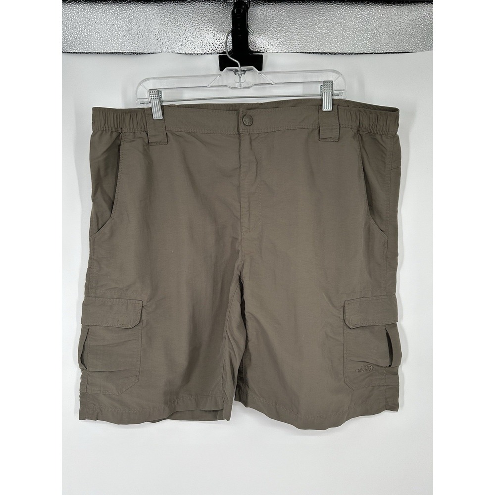The North Face 100% Nylon Cargo Shorts 10" 10 Inch Inseam Moss Green Size 40‎ XL